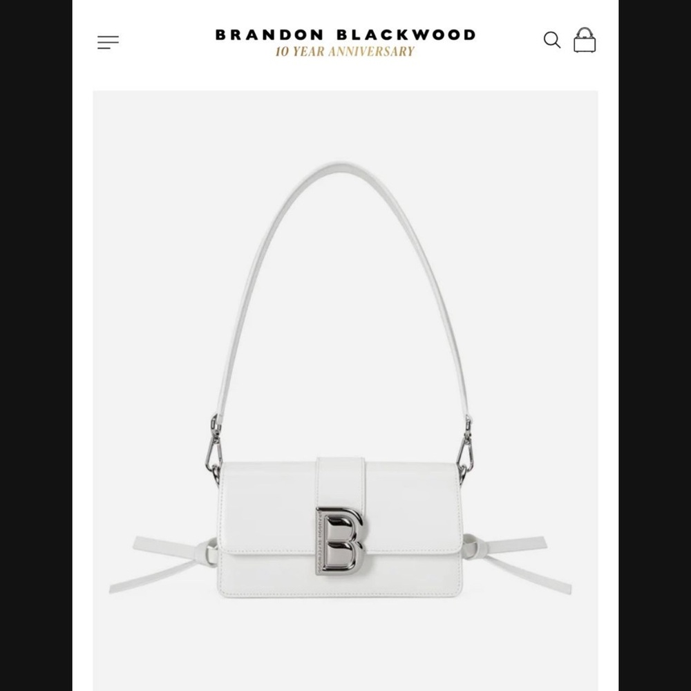 White Designer Shoulder Bag